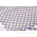 5x5cm de 6 pies Galvanized Diamond Mesh Cadine Link Fence